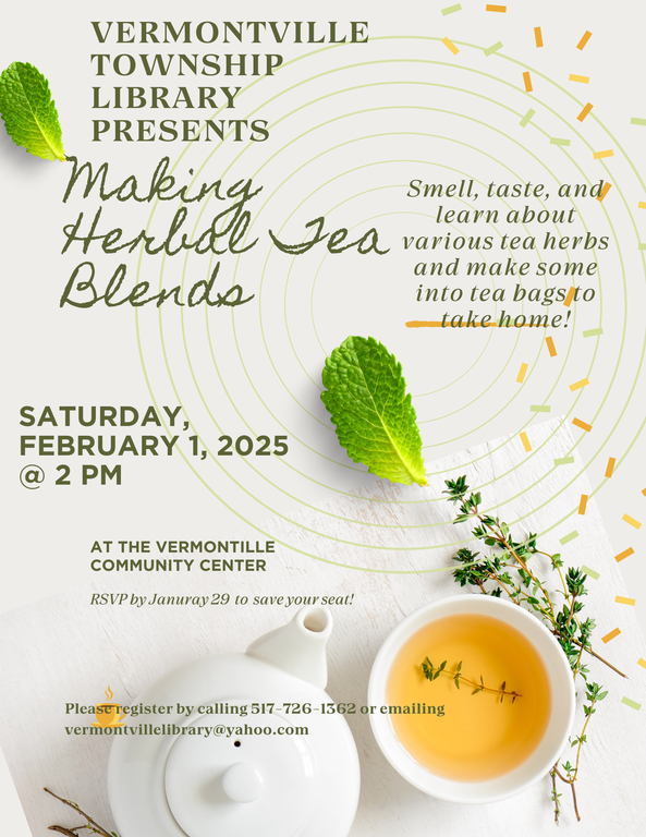 herbal tea flyer