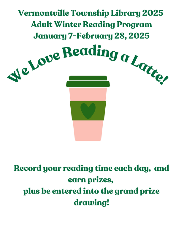 Flyer for winter reading progarm